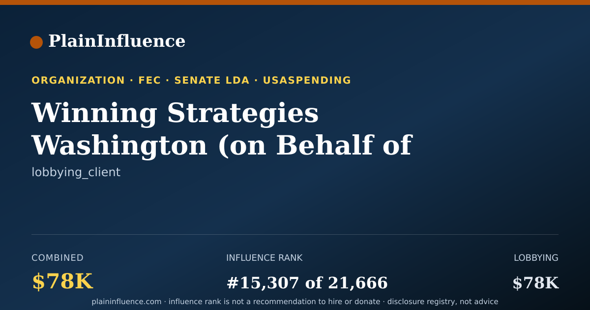 Shareable card for Winning Strategies Washington (on Behalf of Middlesex County, New Jersey)