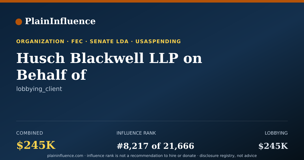 Shareable card for Husch Blackwell LLP on Behalf of Monarch-Chesterfield Levee District