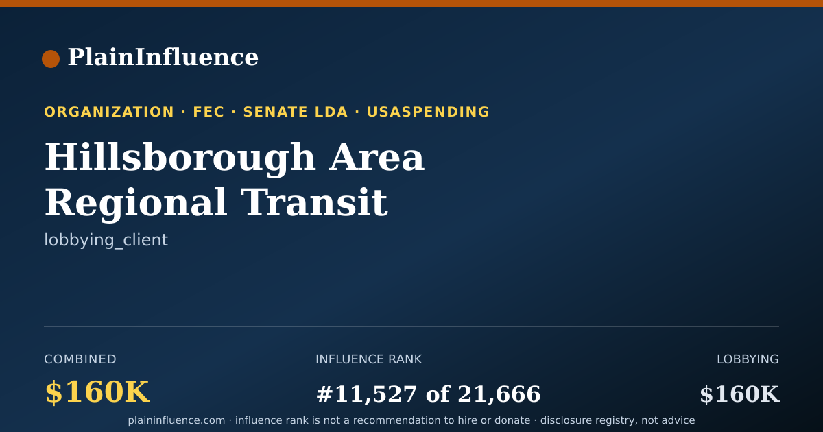 Shareable card for Hillsborough Area Regional Transit Authority