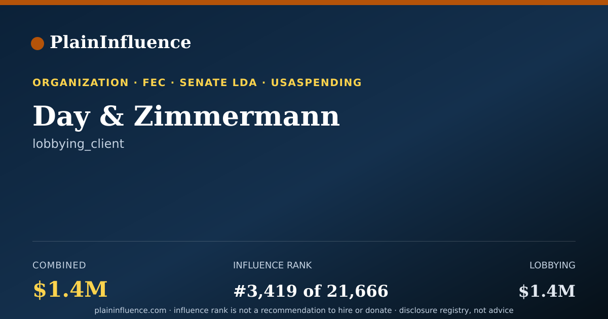 Shareable card for Day & Zimmermann