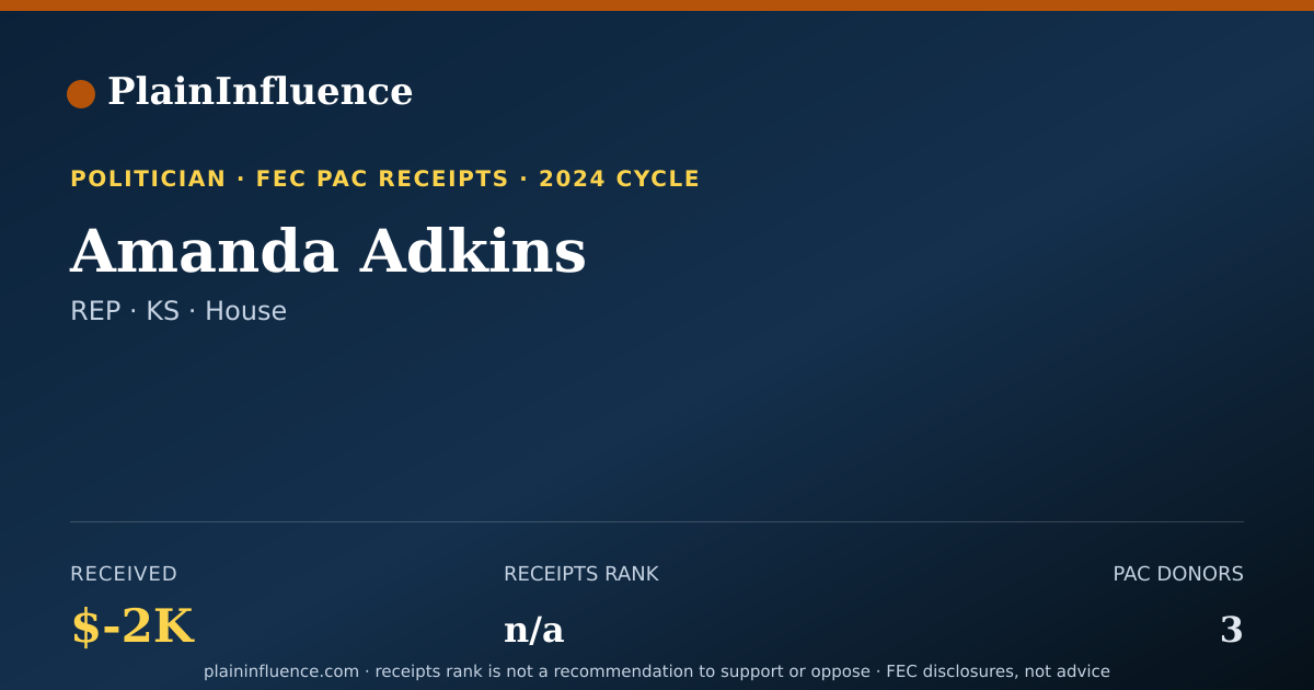 Shareable card for Amanda Adkins