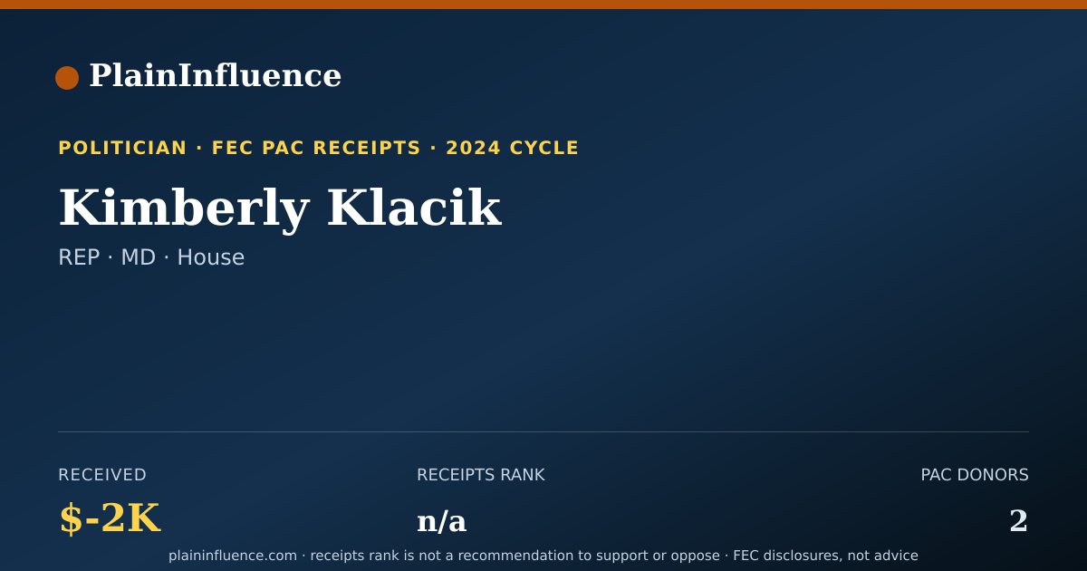 Shareable card for Kimberly Klacik