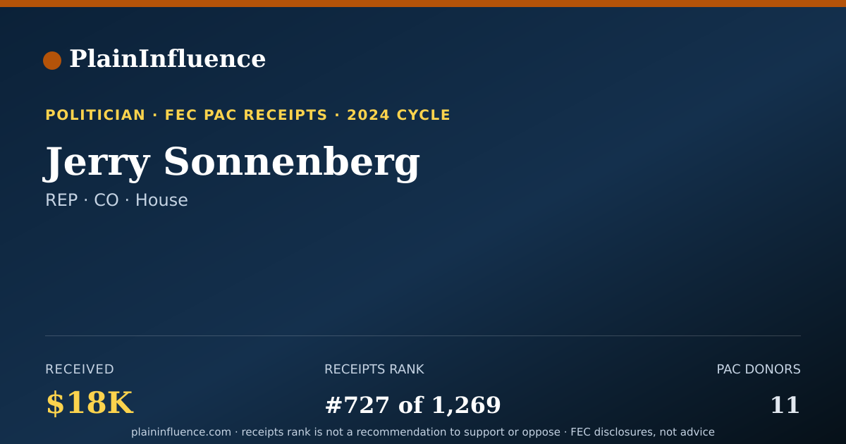 Shareable card for Jerry Sonnenberg