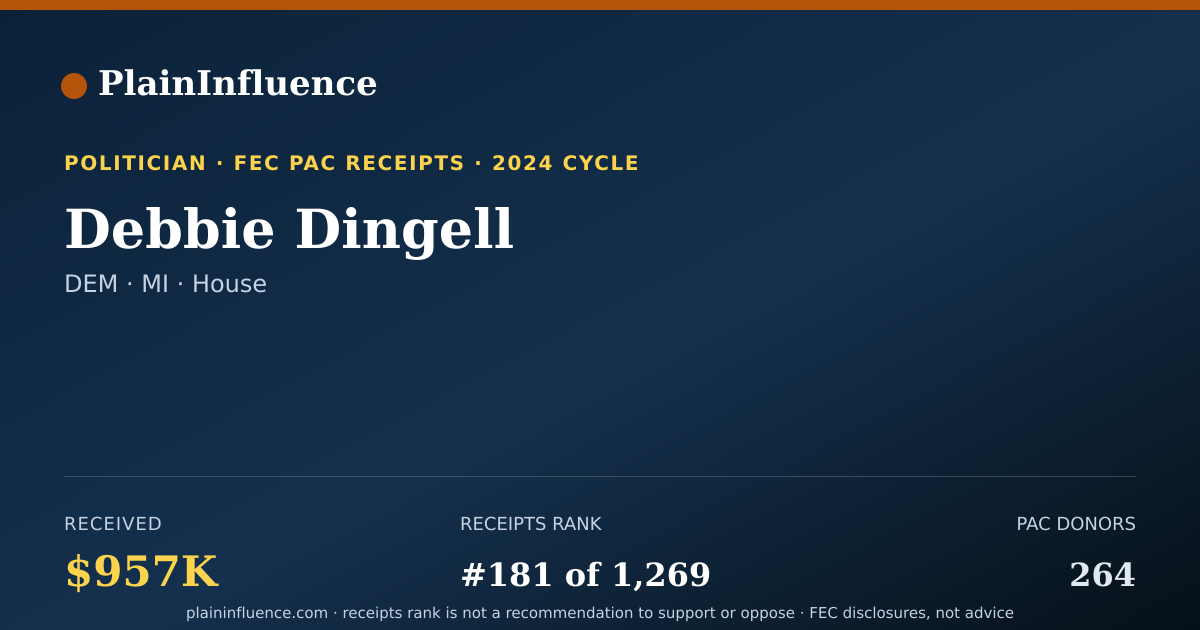 Shareable card for Debbie Dingell