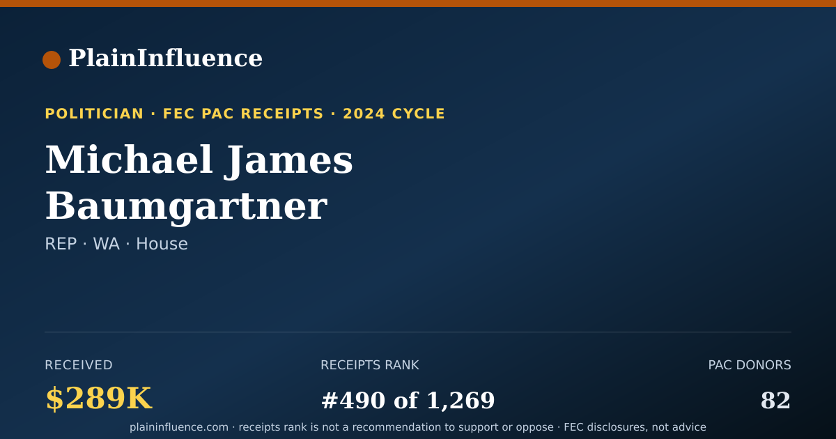 Shareable card for Michael James Baumgartner