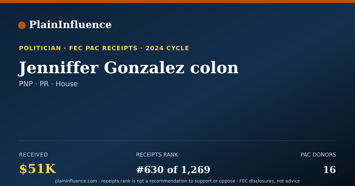 Shareable card for Jenniffer Gonzalez colon