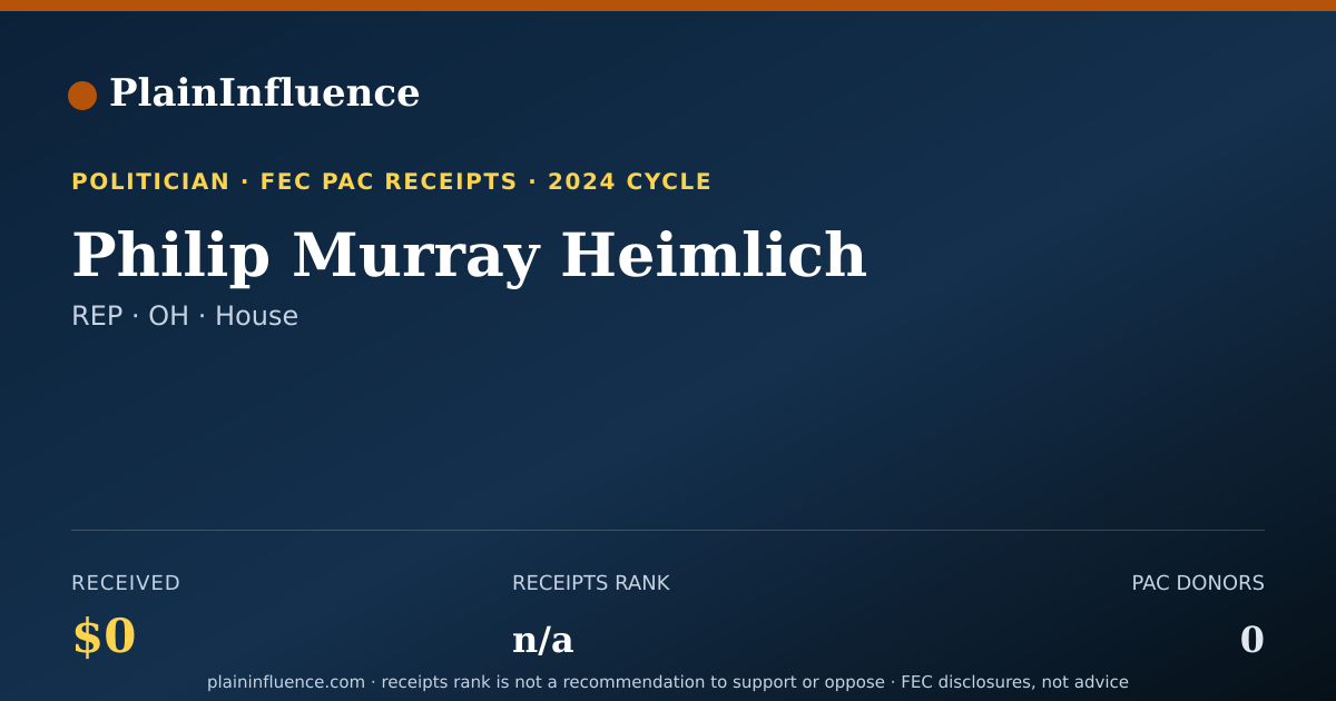 Shareable card for Philip Murray Heimlich