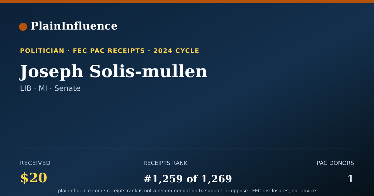 Shareable card for Joseph Solis-mullen